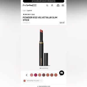 MAC POWDER KISS VELVET BLUR SLIM STICK